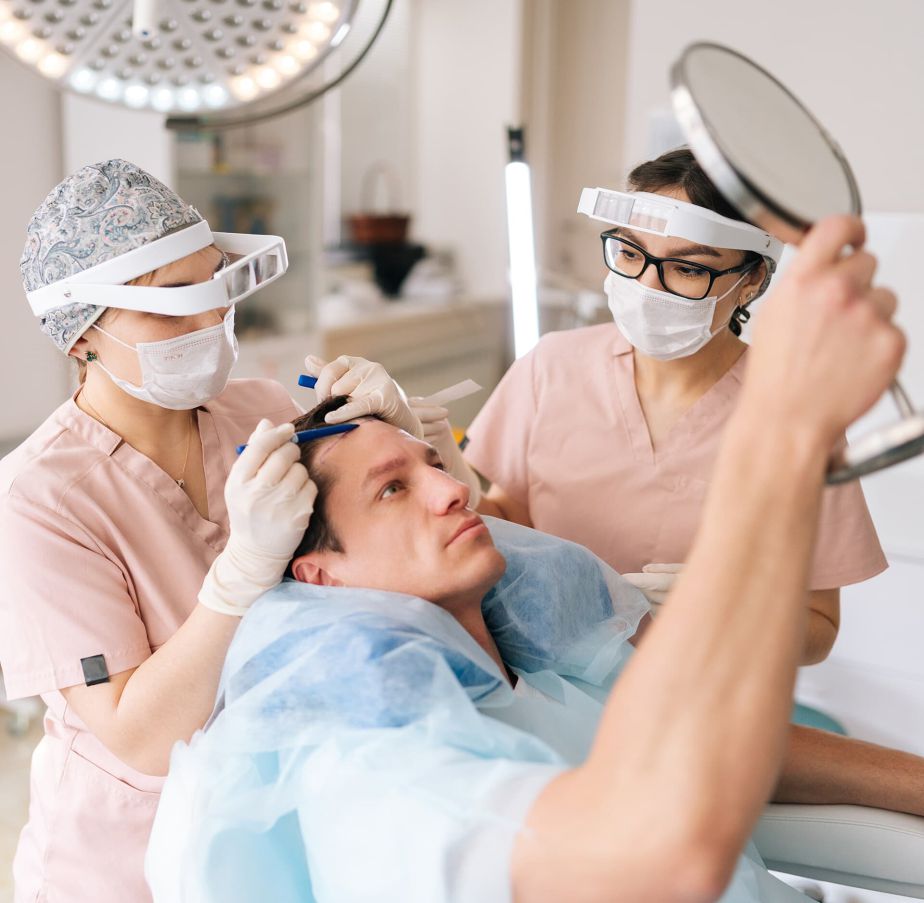 DHI Saç Ekimi Öncesi Sonrası